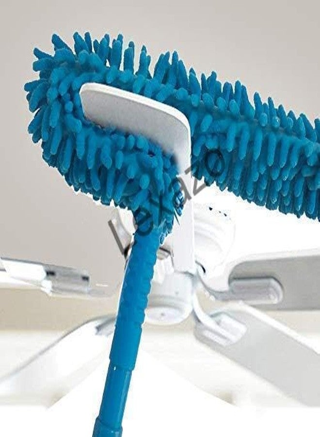 Lexazo Flexible Feather Magic Microfiber Cleaning Duster Brush with Extendable Rod, Dust Cleaner for Home, Fan Cleaning Brush with Long Rod, Dusters for House Cleaning (Multi-Color) - Image 1